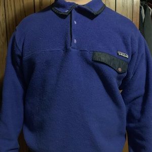 Patagonia Vintage Snap-T Fleece Blue Medium